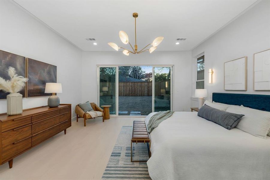 Furnished interior view inside a new home in , Dallas (Image 15).