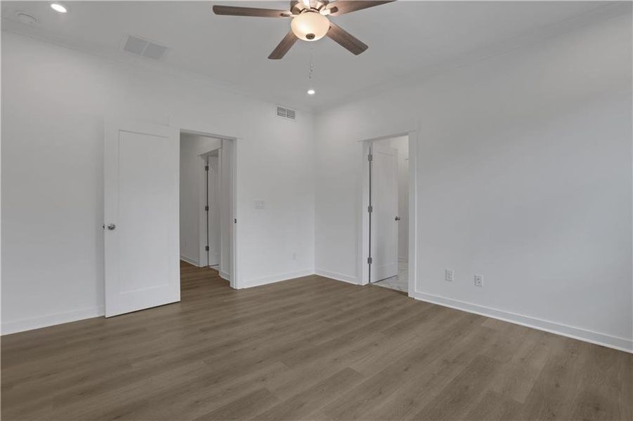 Spacious, unfurnished interior of a new home in The Groves at Myrtle, Roswell (Image 23).