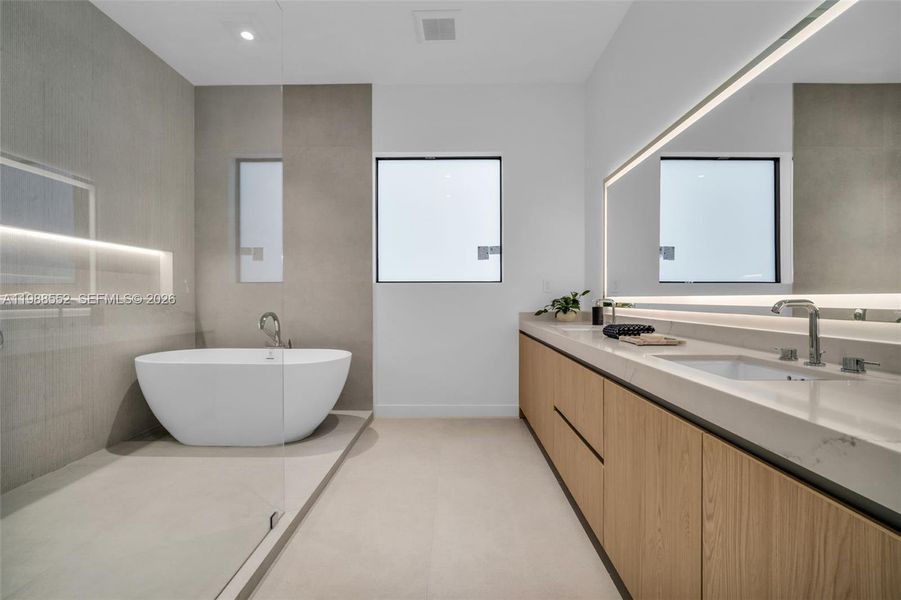 Furnished interior view inside a new home in , Miami Shores (Image 39).