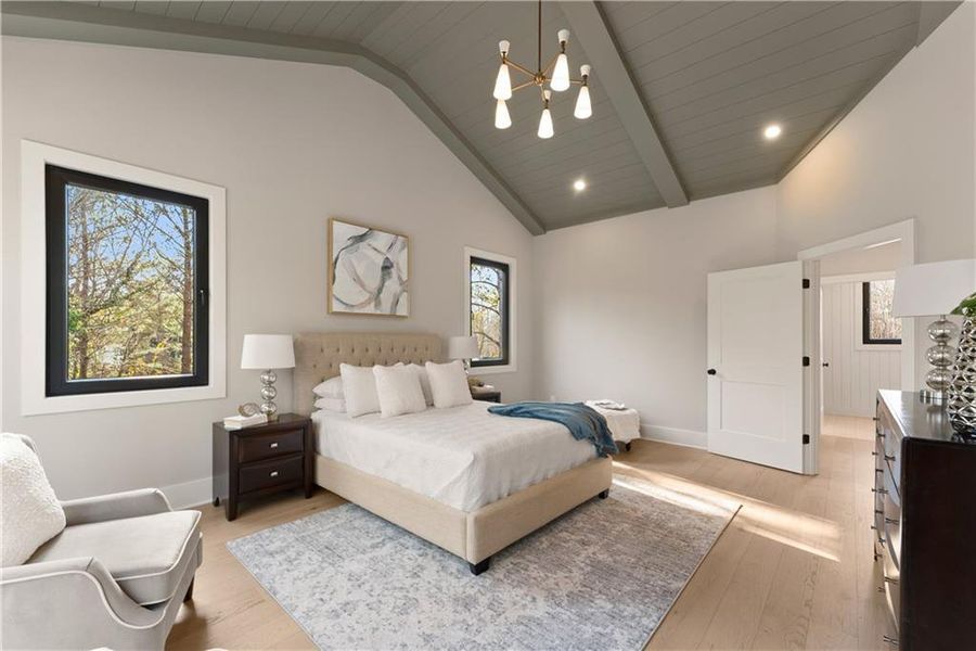 Furnished interior view inside a new home in , Cumming (Image 32).