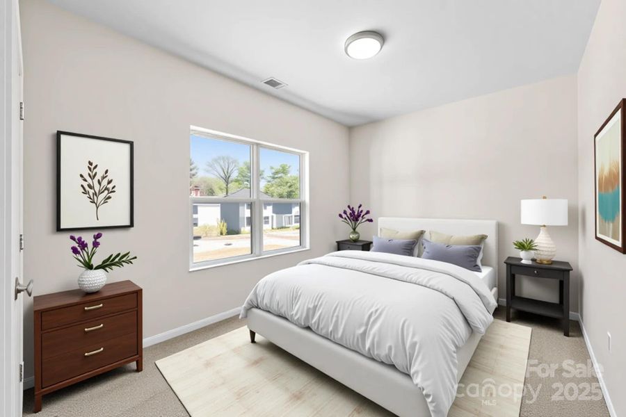 Furnished interior view inside a new home in , Spencer (Image 5).