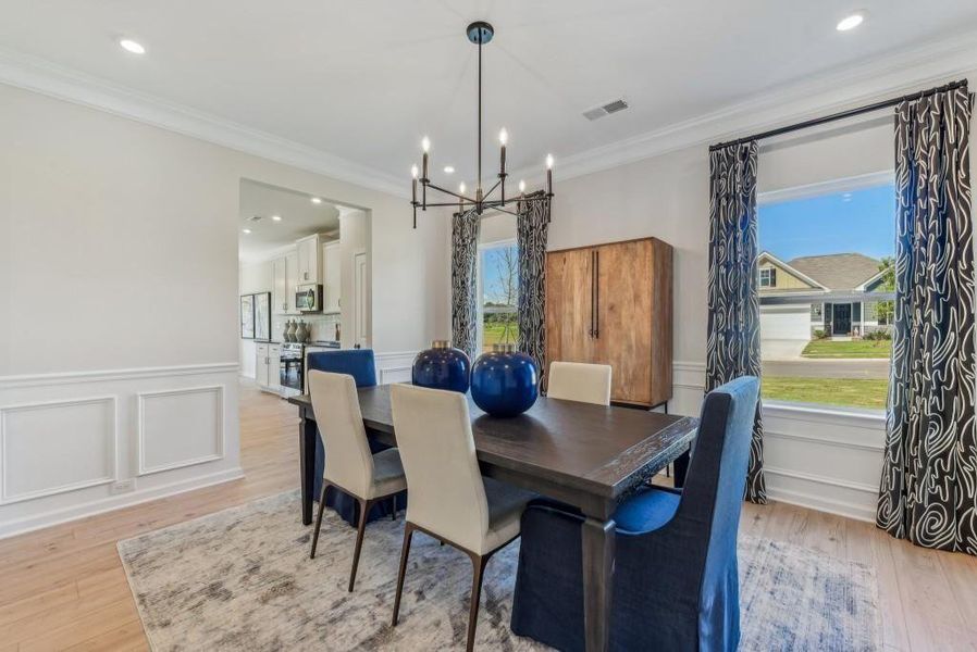 Furnished interior view inside a new home in Jones Ridge, Dallas (Image 24).