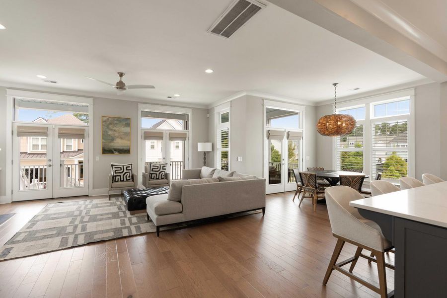 Furnished interior view inside a new home in , Mount Pleasant (Image 37).