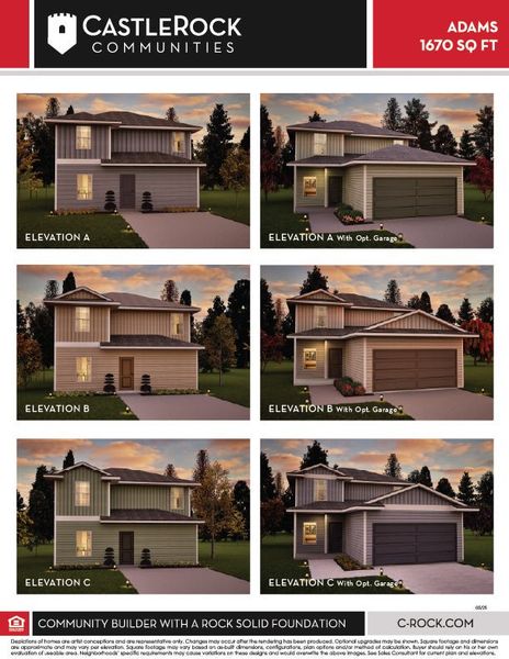 Front exterior of a new home in Stonehenge, Manchester, TN, highlighting curb appeal (Image 2).