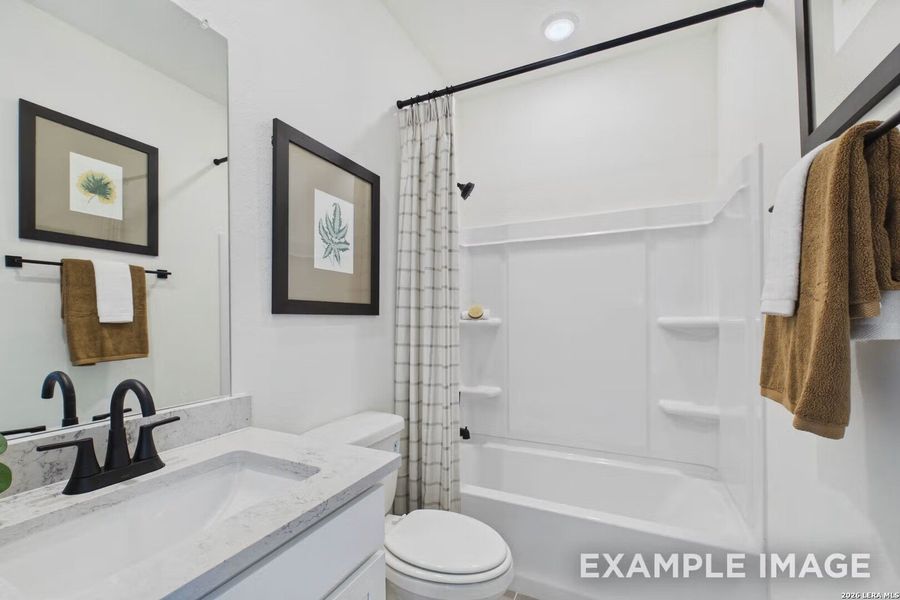 Furnished interior view inside a new home in Morgan Meadows, San Antonio (Image 4).