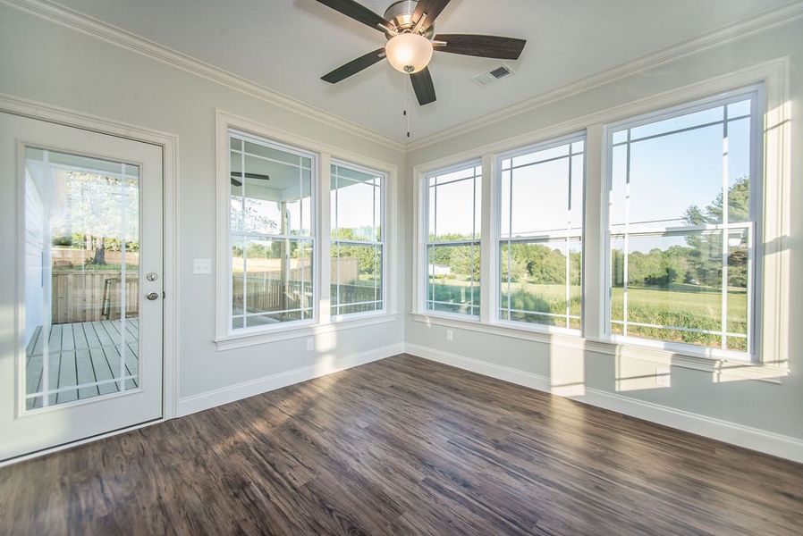 Representative unfurnished interior of a home built from the Mediterranean by Enchanted Homes in Lonesome Dove, San Antonio (Image 39).