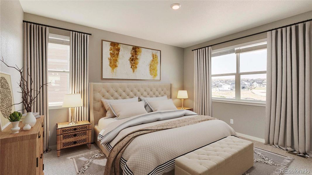 Furnished interior view inside a new home in Spring Valley Ranch, Elizabeth (Image 6).