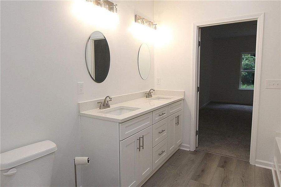 Furnished interior view inside a new home in , Austell (Image 6).