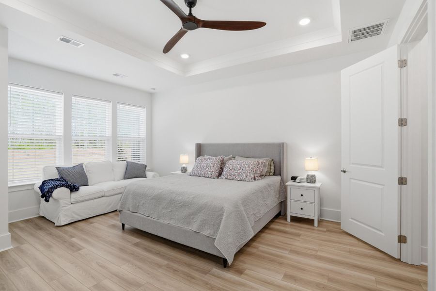 Furnished interior view inside a new home in Summerwind Crossing at Lakes of Cane Bay, Summerville (Image 19).