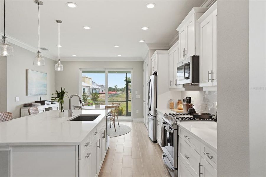 Furnished interior view inside a new home in , Sarasota (Image 23).