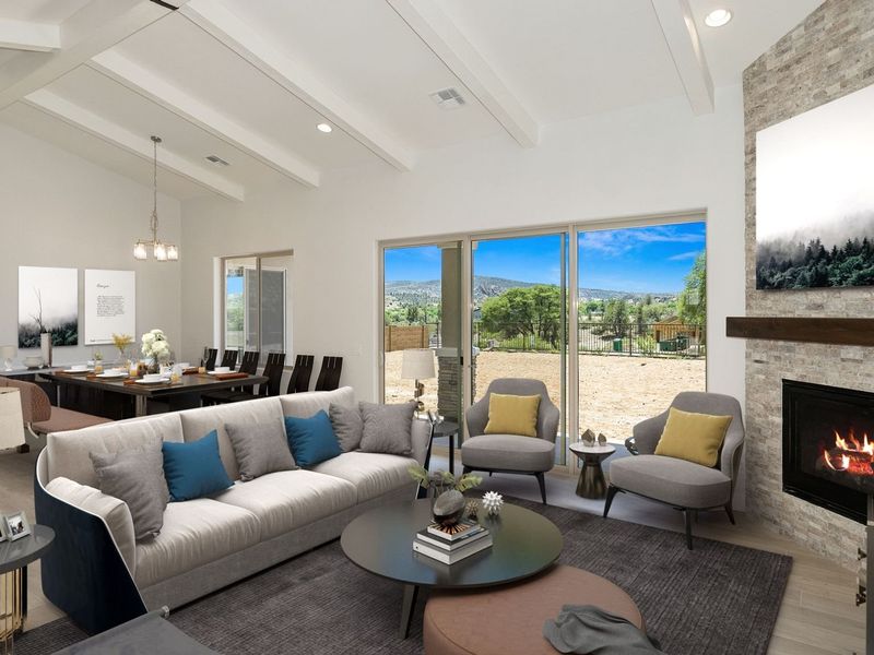 Representative furnished interior of a home built from the The Daybreak by Davidson Homes LLC in Westwood, Prescott (Image 4).