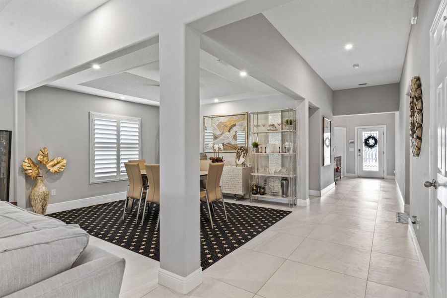 Furnished interior view inside a new home in Grande Hammock, Vero Beach (Image 45). Furnished interior view inside a new home in Grande Hammock, Vero Beach (Image 45).