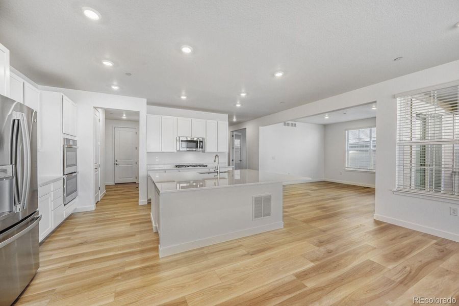 Furnished interior view inside a new home in Sunset Village, Erie (Image 3).