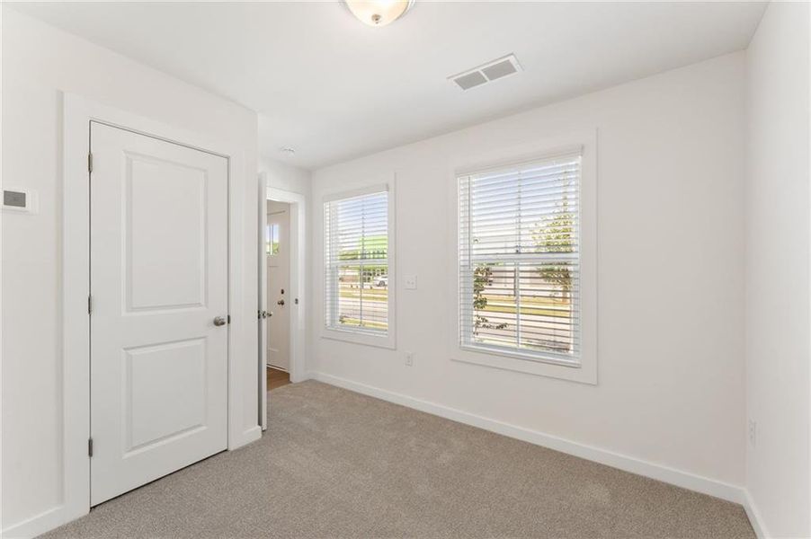 Spacious, unfurnished interior of a new home in Array, Atlanta (Image 20). Spacious, unfurnished interior of a new home in Array, Atlanta (Image 20).