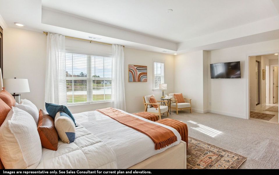 Furnished interior view inside a new home in McCain's Station, Gallatin (Image 19).