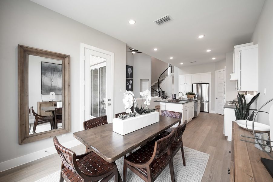 Representative furnished interior of a home built from the Verdin by Tri Pointe Homes in Pecan Ridge, Fulshear (Image 88).