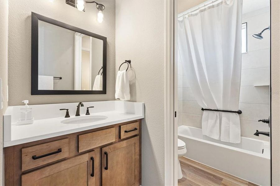 Furnished interior view inside a new home in , The Villages (Image 9).