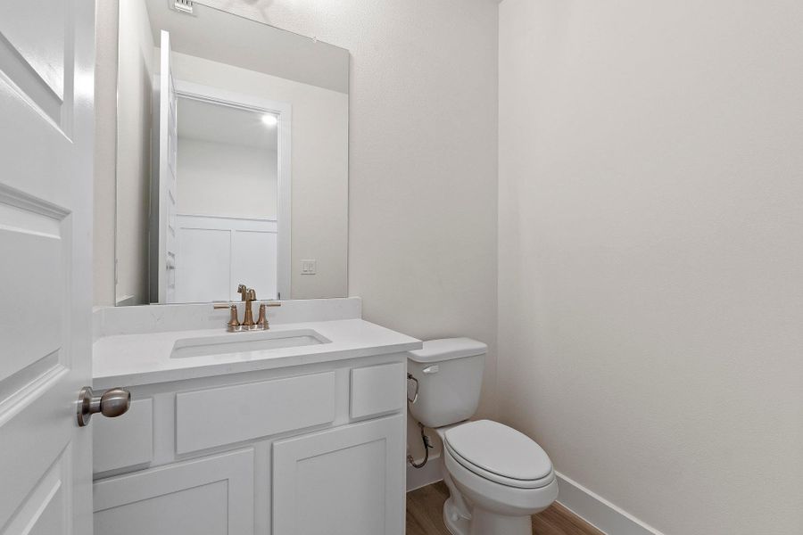 Furnished interior view inside a new home in Lariat, Liberty Hill (Image 10).