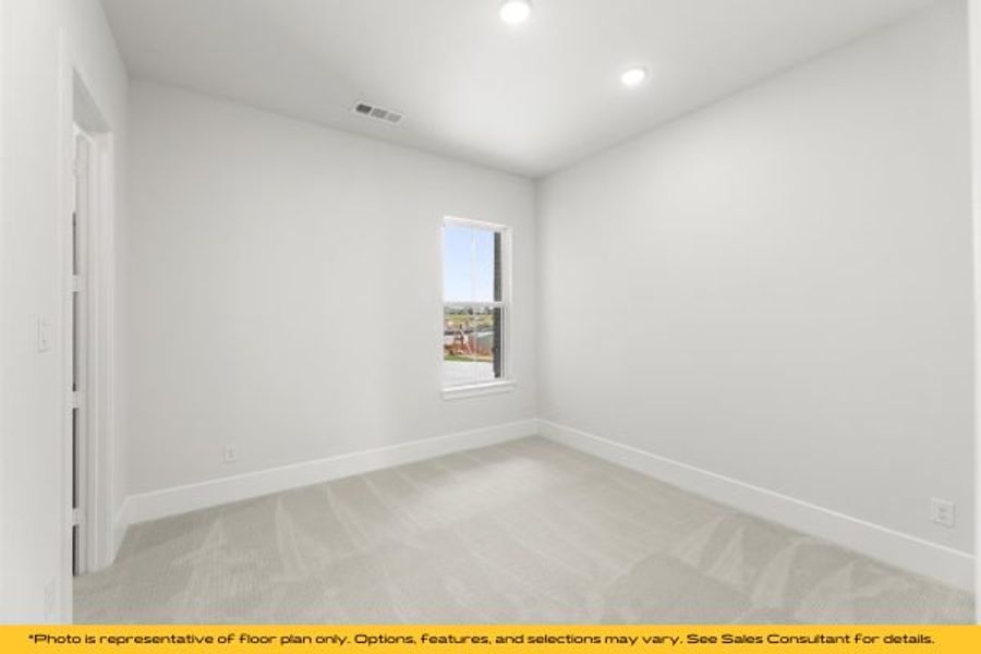 Representative unfurnished interior of a home built from the St Lucia by Stonefield Homes in Heath Golf and Yacht Club, Rockwall (Image 23).