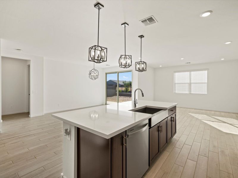Furnished interior view inside a new home in Mesquite Mountain Ranch at Frontera, Surprise (Image 4).