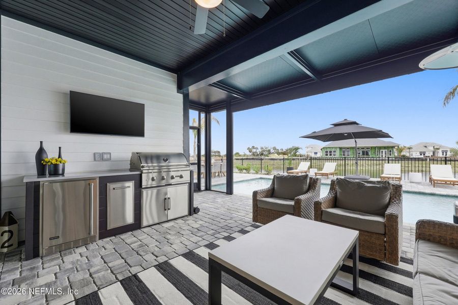 Exterior details and patio area of a home in , St. Augustine (Image 27).