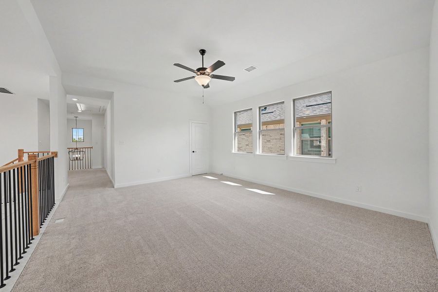 Spacious, unfurnished interior of a new home in Light Farms Brenham - 40' Lots, Celina (Image 30).
