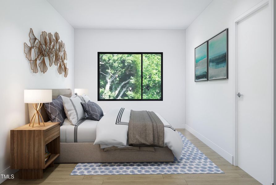 Unit 207 - Guest Bedroom Rendering