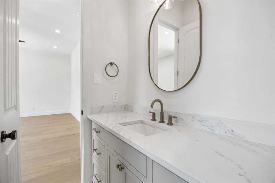 Furnished interior view inside a new home in , Dallas (Image 15).