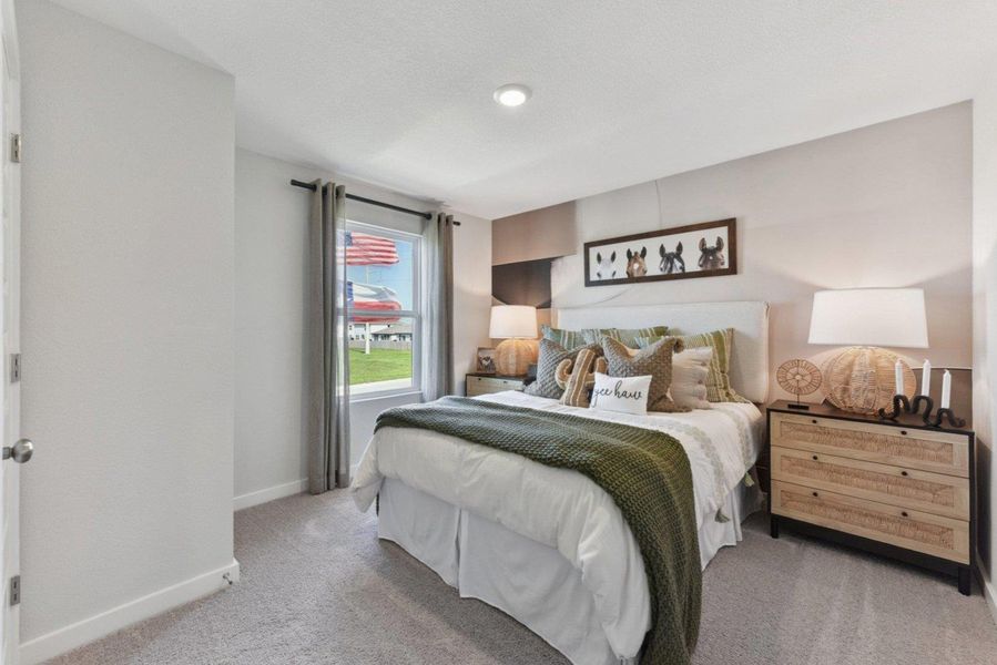 Furnished interior view inside a new home in The Meadows at Stallion Run, Buda (Image 10).