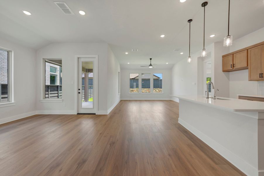 Spacious, unfurnished interior of a new home in Union Park, Little Elm (Image 14). Spacious, unfurnished interior of a new home in Union Park, Little Elm (Image 14).