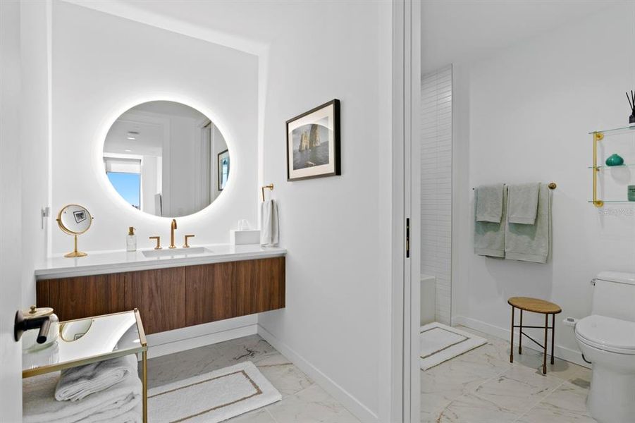 Furnished interior view inside a new home in , St. Petersburg (Image 19).