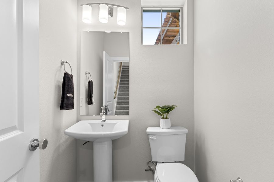 Furnished interior view inside a new home in Wildridge, Oak Point (Image 14).