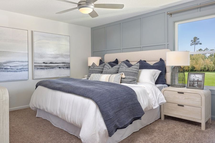 Furnished interior view inside a new home in Orchard Park Townhomes, St. Augustine (Image 6). Furnished interior view inside a new home in Orchard Park Townhomes, St. Augustine (Image 6).