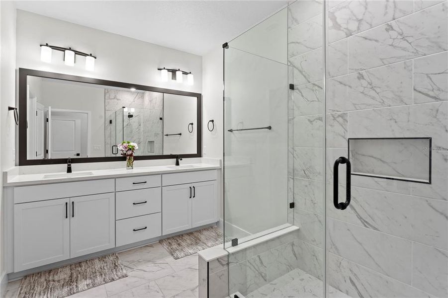 Furnished interior view inside a new home in , St. Petersburg (Image 36).