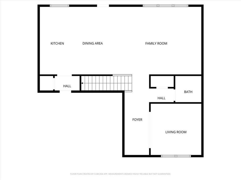 2D floor plan layout of this home in Ellington Farms, Statham, GA (Image 5).