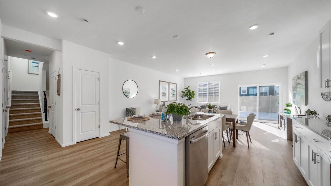 Furnished interior view inside a new home in Green Valley Ranch, Aurora (Image 10).