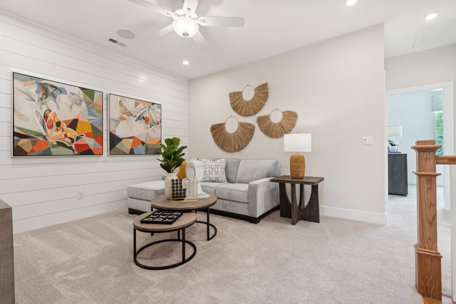 Furnished interior view inside a new home in Seven Oaks, Belmont (Image 16).