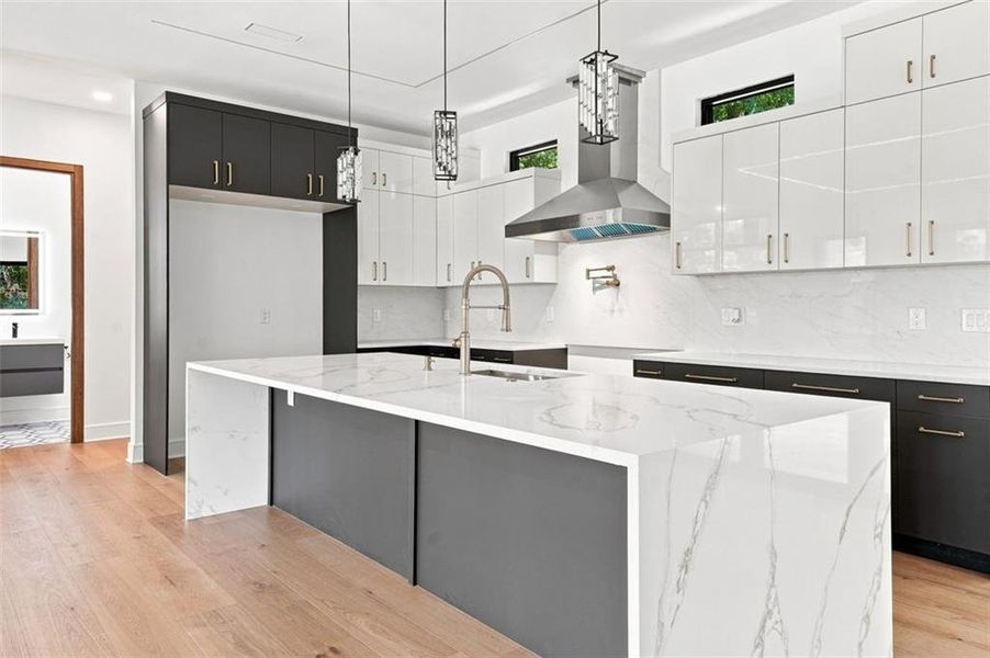 Furnished interior view inside a new home in , Atlanta (Image 16).
