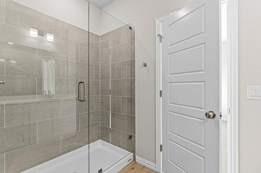 Furnished interior view inside a new home in Trails of Fossil Creek, Fort Worth (Image 10).