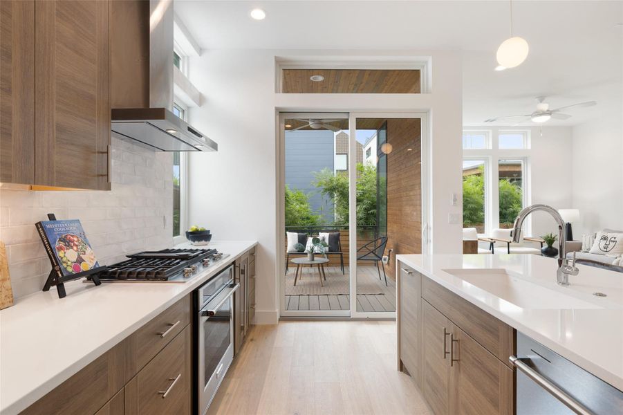 Furnished interior view inside a new home in , Austin (Image 9).