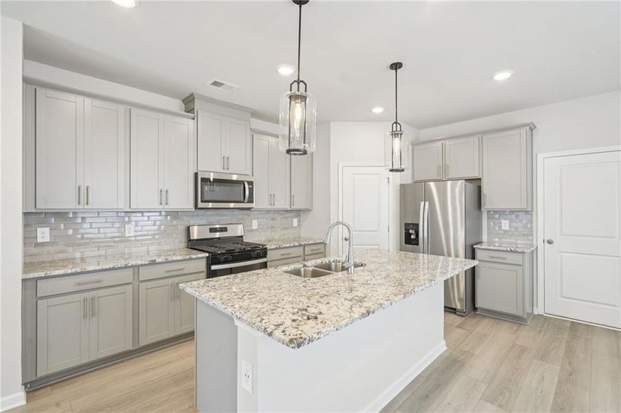 Furnished interior view inside a new home in , Conyers (Image 8).