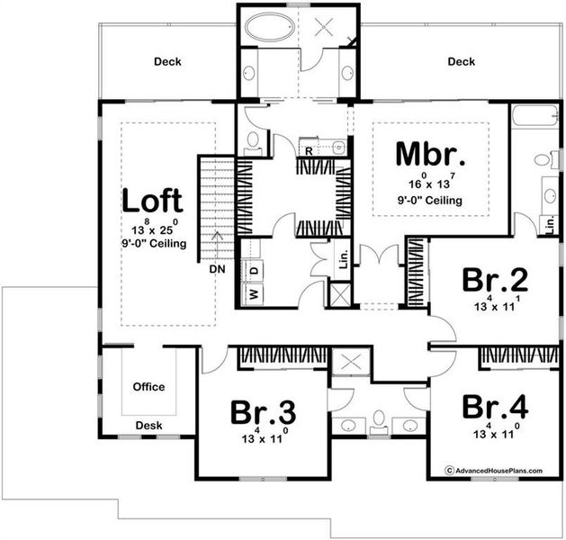 2D floor plan layout of this home in , Snellville, GA (Image 10).