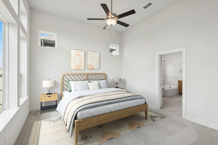 Virtually staged to give you the visual you need to see furniture placement and how the home can live.