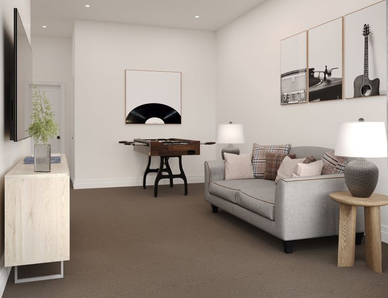 Representative furnished interior of a home built from the Sabino by Beazer Homes in Montana Vista: Highland, Buckeye (Image 7).