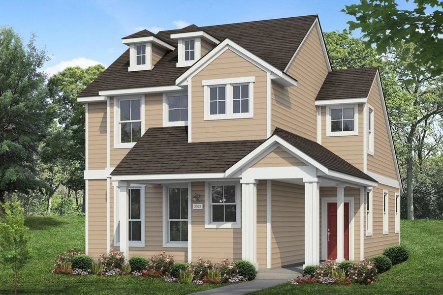 Representative exterior photo of a completed home built from the 2025 Casetta by Brohn Homes in Casetta Ranch, Kyle, TX (Image 2). Representative exterior photo of a completed home built from the 2025 Casetta by Brohn Homes in Casetta Ranch, Kyle, TX (Image 2).