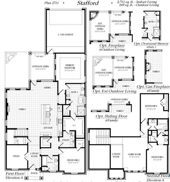 2D floor plan layout of this home in Talia, Mesquite, TX (Image 5).