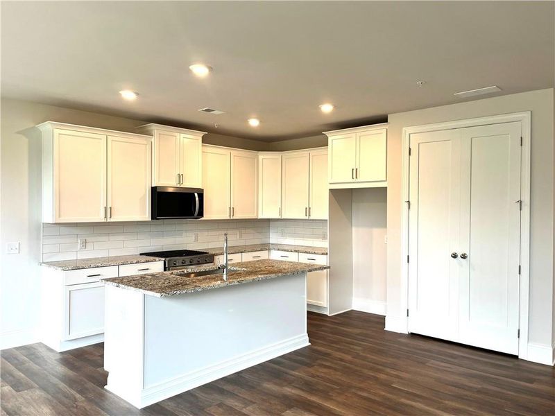 Furnished interior view inside a new home in , Marietta (Image 41).