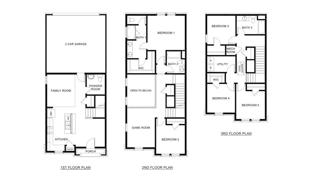 2D floor plan layout for the Stallion by D.R. Horton in Mustang Square, Plano, TX (Image 3). 2D floor plan layout for the Stallion by D.R. Horton in Mustang Square, Plano, TX (Image 3).