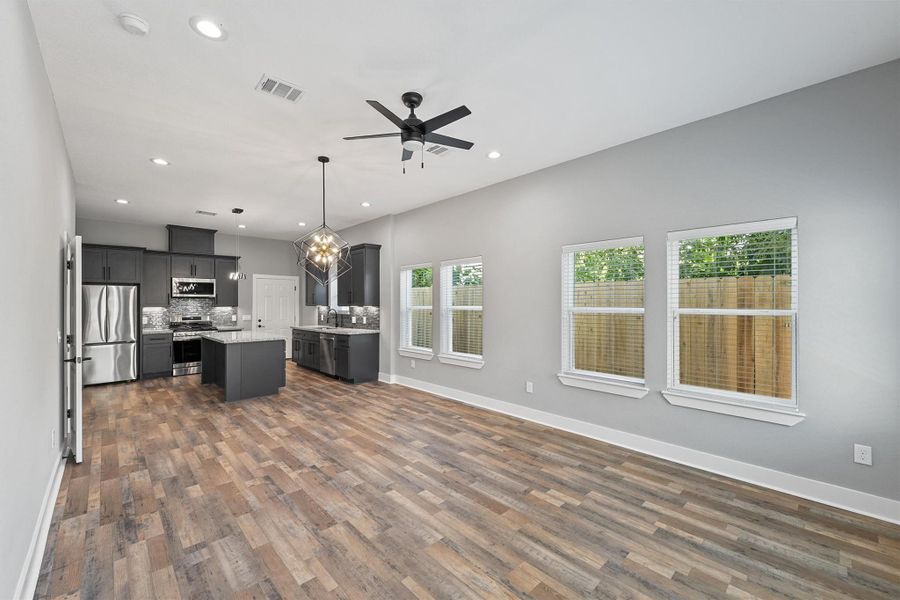 Spacious, unfurnished interior of a new home in , Houston (Image 13). Spacious, unfurnished interior of a new home in , Houston (Image 13).