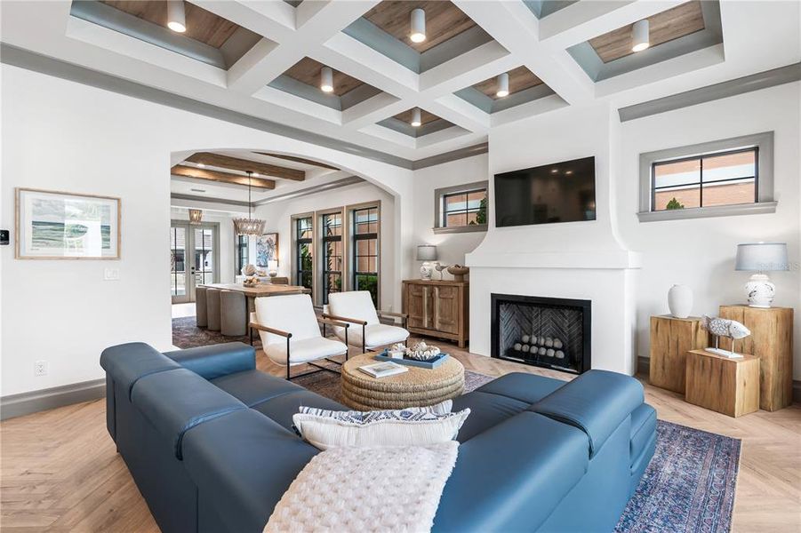 Furnished interior view inside a new home in , Palm Coast (Image 8).